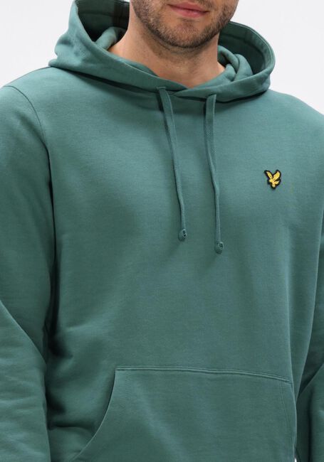 Gr&uuml;ne LYLE & SCOTT Sweatshirt PULLOVER HOODIE - large