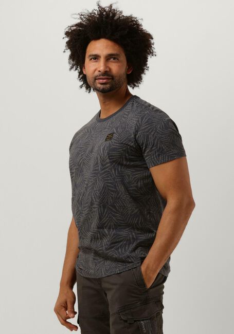 Dunkelblau PME LEGEND T-shirt SHORT SLEEVE R-NECK SLUB JERSEY AOP - large