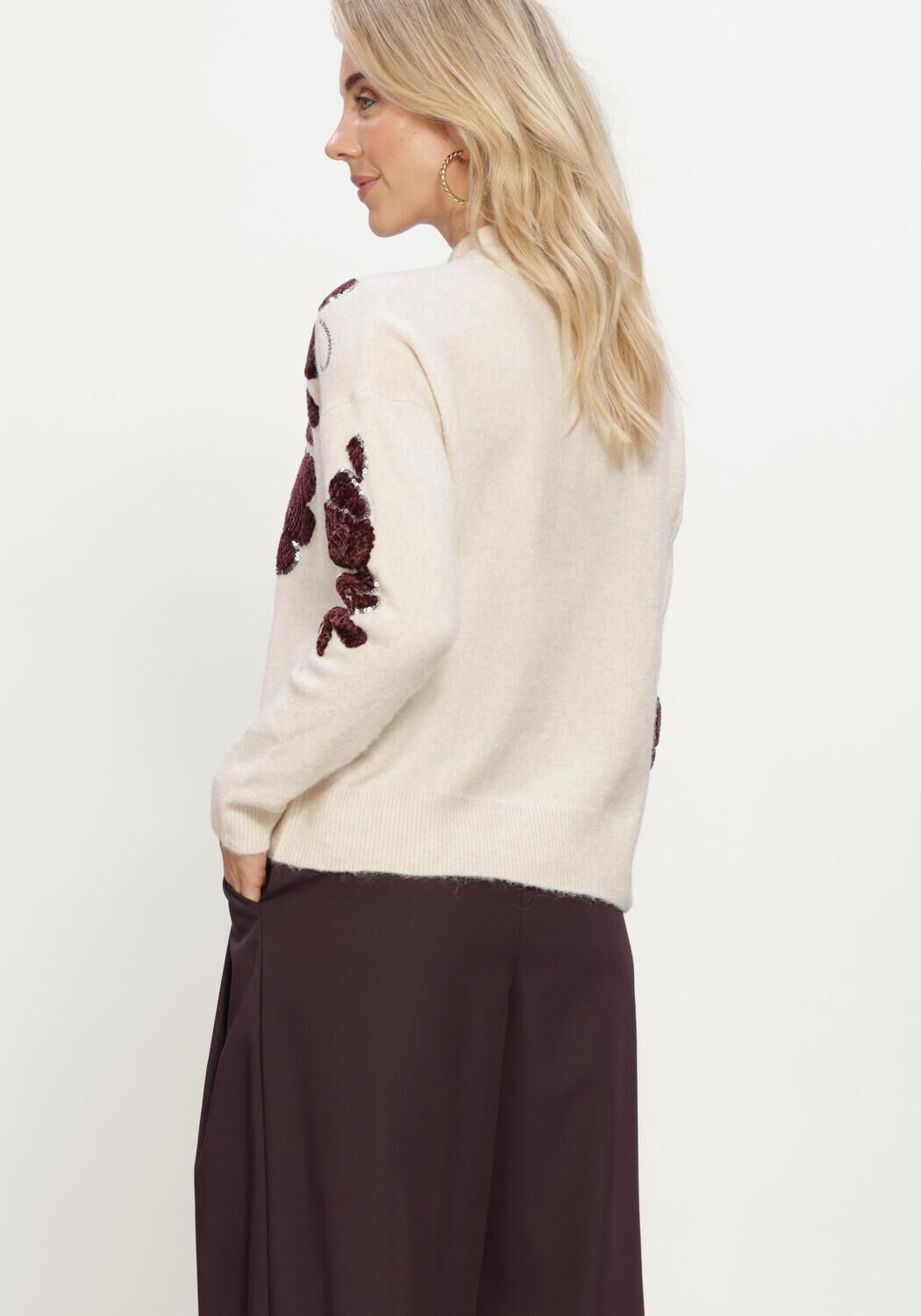 Mehrfarbige/Bunte CAROLINE BISS Pullover 4283 - large