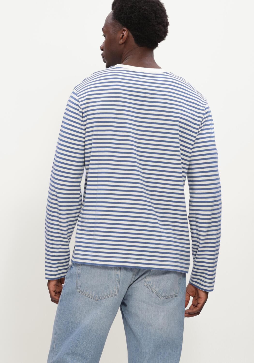 Blaue FOR&Eacute;T T-shirt FLAG LONGSLEEVE - large