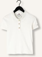 Weiße TOMMY HILFIGER T-shirt SLIM GOLD BUTTON POLO SS Weiße TOMMY HILFIGER T-shirt SLIM GOLD BUTTON POLO SS - medium