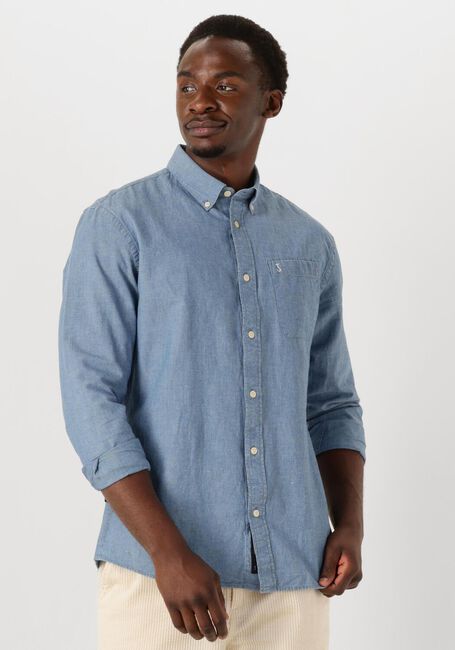 Blaue BUTCHER OF BLUE Casual-Oberhemd AIDAN CHAMBRAY SHIRT - large