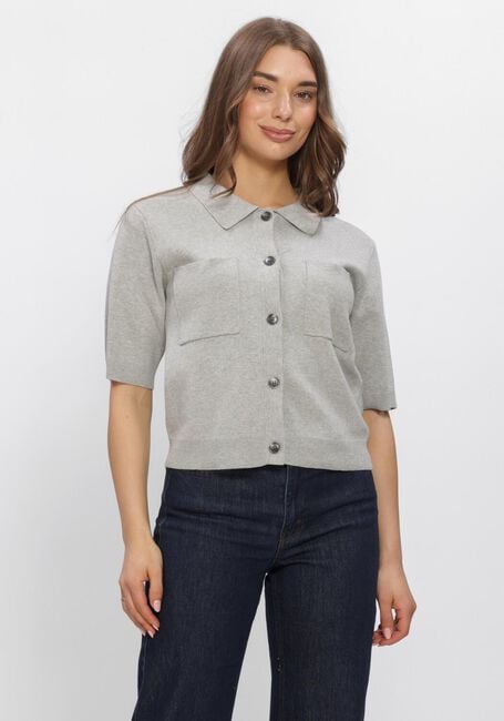 Graue MY ESSENTIAL WARDROBE Strickjacke MWSTINO KNIT CARDIGAN - large