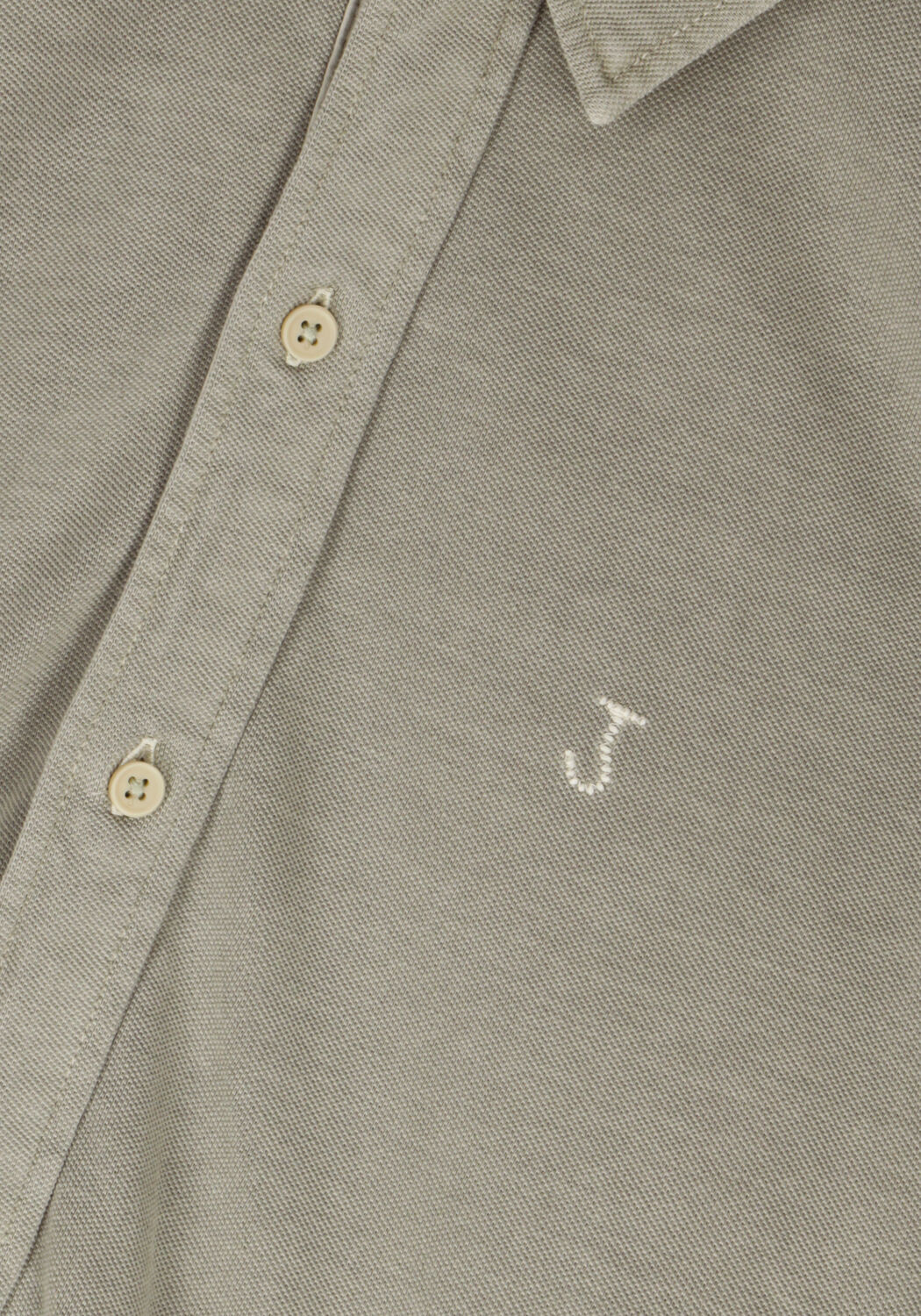 Gr&uuml;ne BUTCHER OF BLUE Overshirt ROBBINS CLEAN PIQUE SHIRT - large