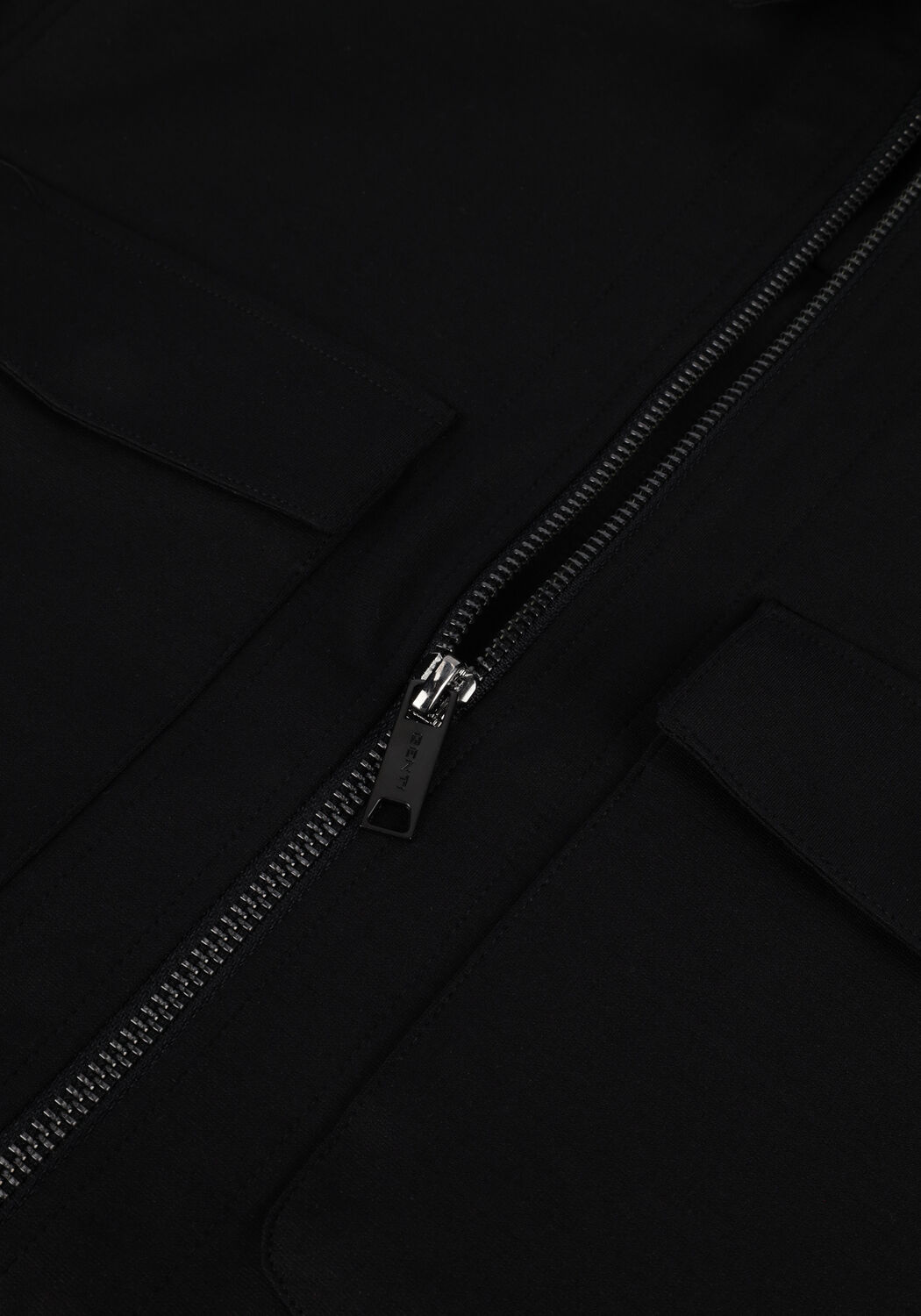 Schwarze GENTI Overshirt S6000-1967 - large