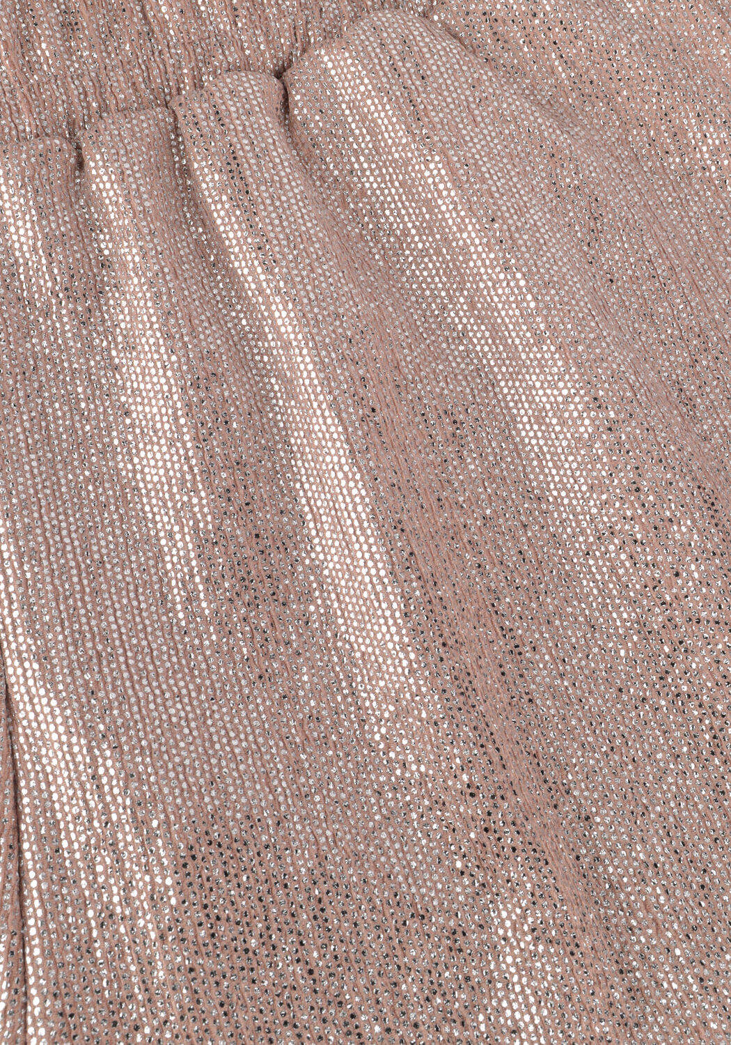 Rosane ALIX THE LABEL Hose LADIES KNITTED STRUCTURED SILVER PANTS - large