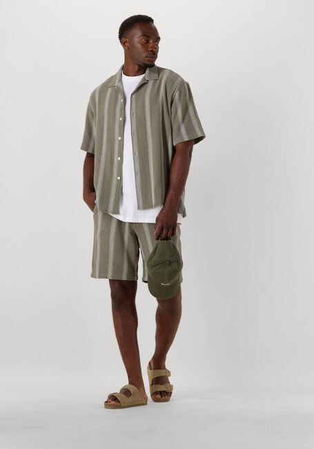 Khaki SELECTED HOMME Kurze Hose SLHREGSAL SHORTS - large