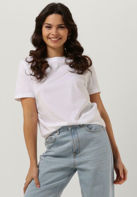 Weiße SELECTED FEMME T-shirt SLFMY PERFECT SS TEE BOX CUT B NOOS - large