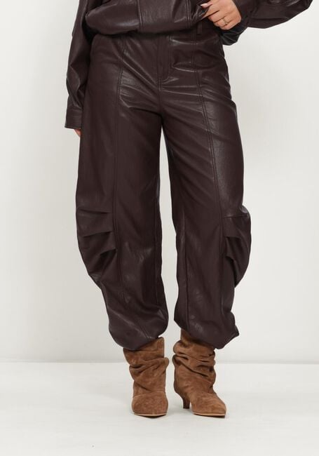 Braune STUDIO AMAYA Weite Hose RIFT PANTS - large