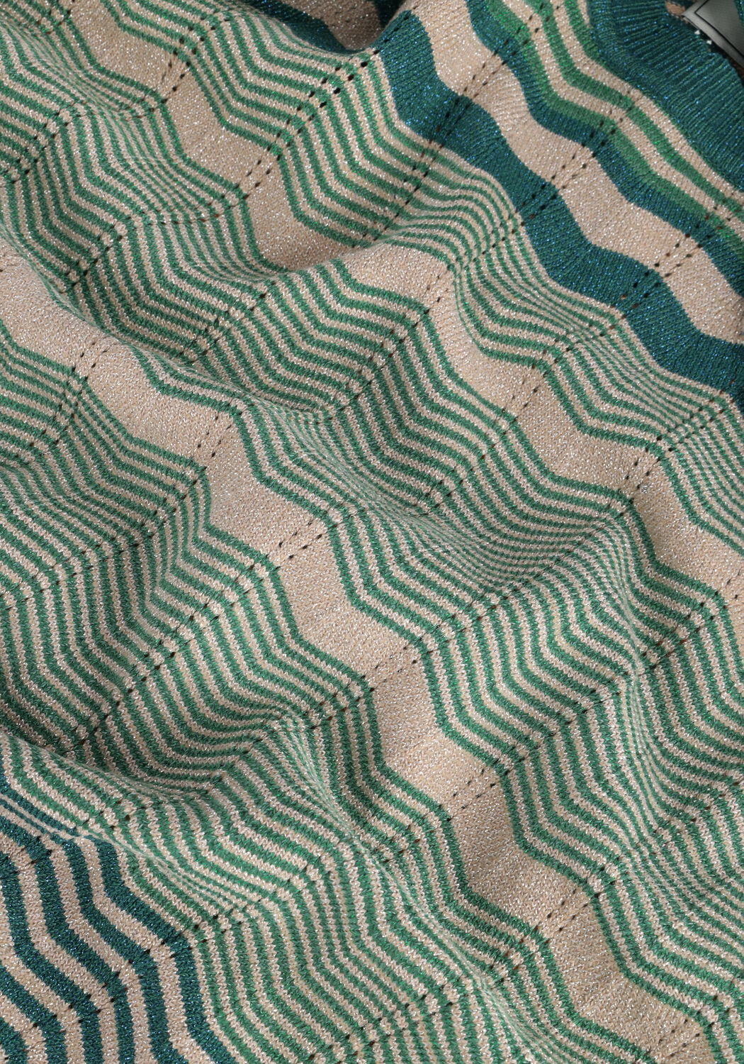 Gr&uuml;ne NEO NOIR Pullover DARY STRIPE KNIT BLOUSE - large