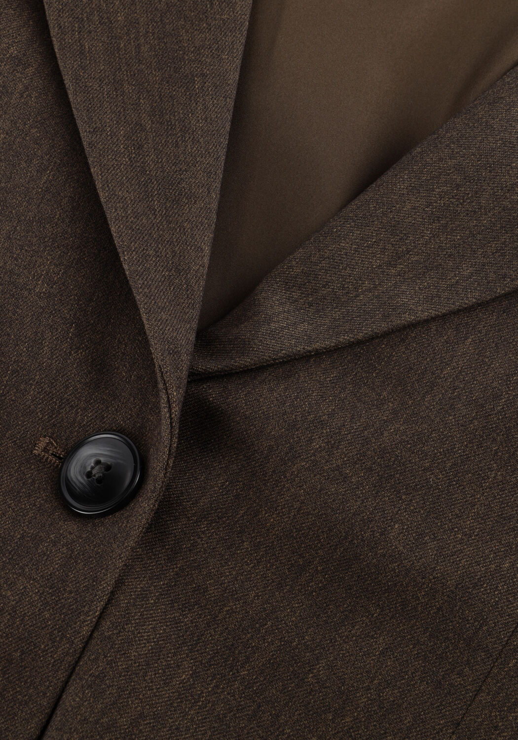 Braune OBJECT Blazer OBJKARA L/S LO BLAZER - large