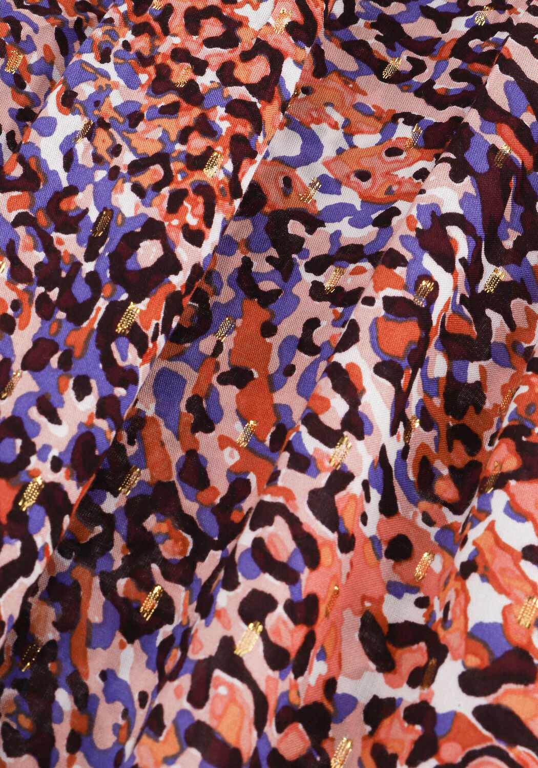 Orangene SUNCOO Maxikleid CEDA - large