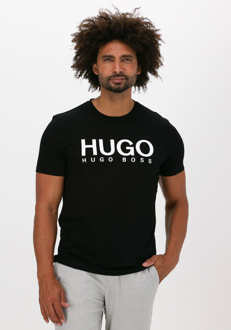 Schwarze HUGO T-shirt DOLIVE 10182493 01 - large