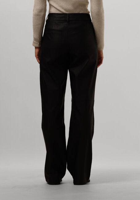Schwarze MINUS Hose TASJA MID WAIST PU PANT - large
