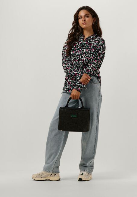 Blaue ALIX THE LABEL Weite Hose BAGGIE DENIM PANTS - large