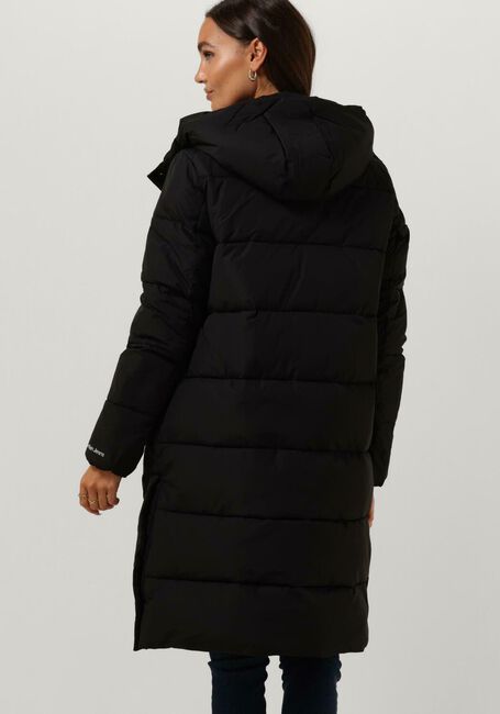 Schwarze CALVIN KLEIN Wattierte Jack MONOLOGO NON DOWN LONG PUFFER - large