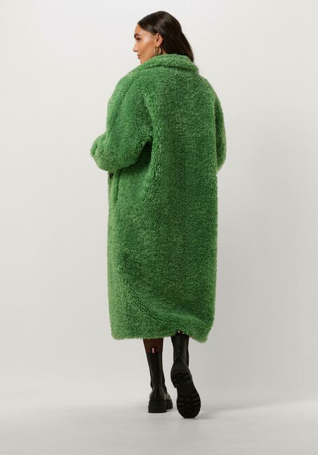 Grüne BEAUMONT Fake-Fur-Jack SASHA - large