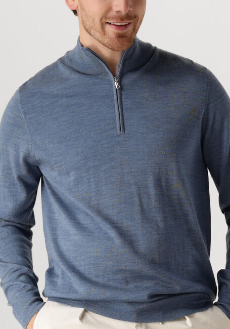 Hellblau PROFUOMO Pullover PULLOVER HALF ZIP - large