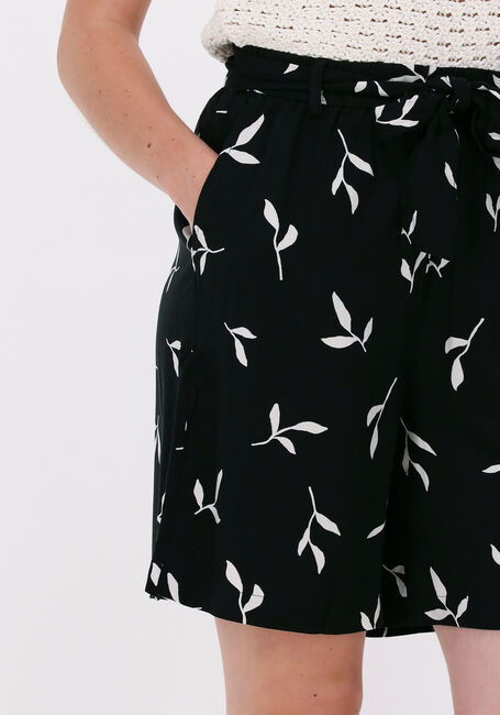 Schwarze SELECTED FEMME Hosen SLFILVA HW WIDE SHORTS - large