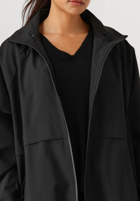 Schwarze DEBLON SPORTS Regenjacke ROMY RAINCOAT - large