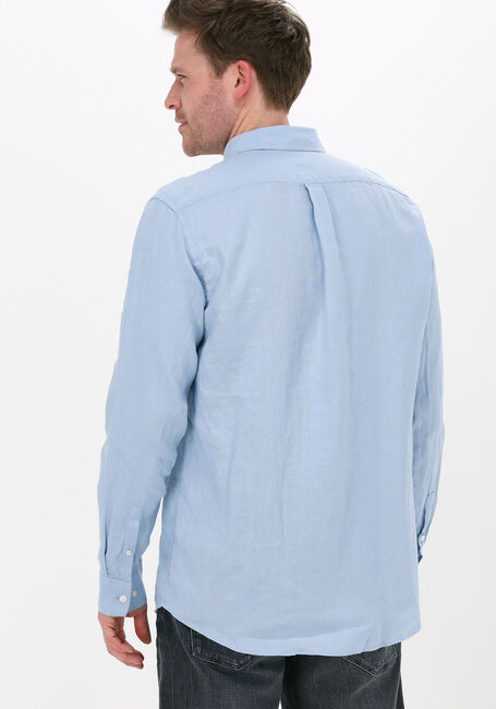 Blaue SELECTED HOMME Casual-Oberhemd SLHREGKYLIAN-LINEN SHIRT - large