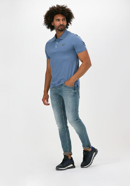 Blaue LYLE & SCOTT Polo-Shirt PLAIN POLO SHIRT - large