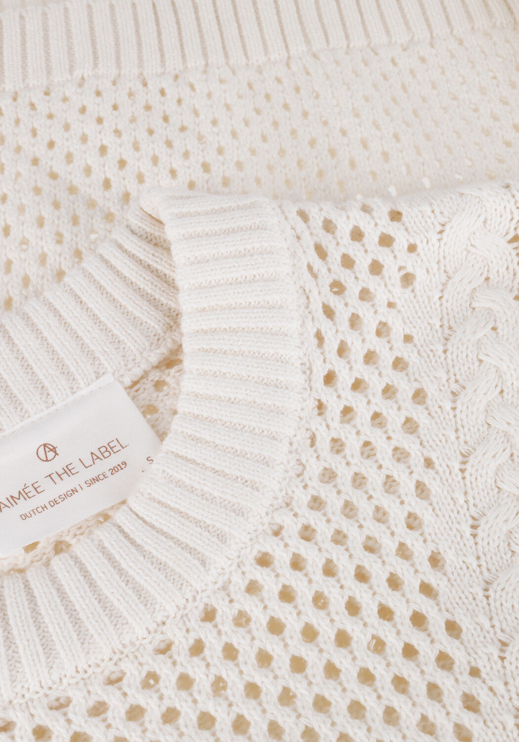 Nicht-gerade weiss AIMEE THE LABEL Top KYARAP - large