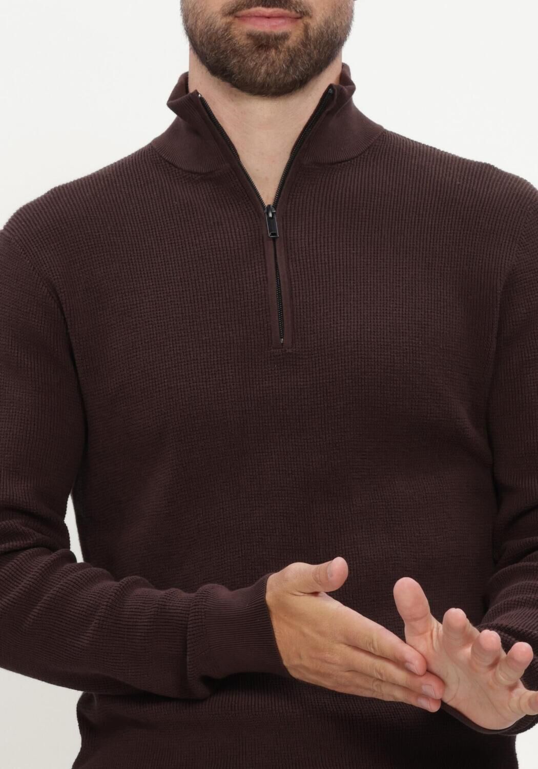 Braune SAINT STEVE Pullover DOMINIC-S - large