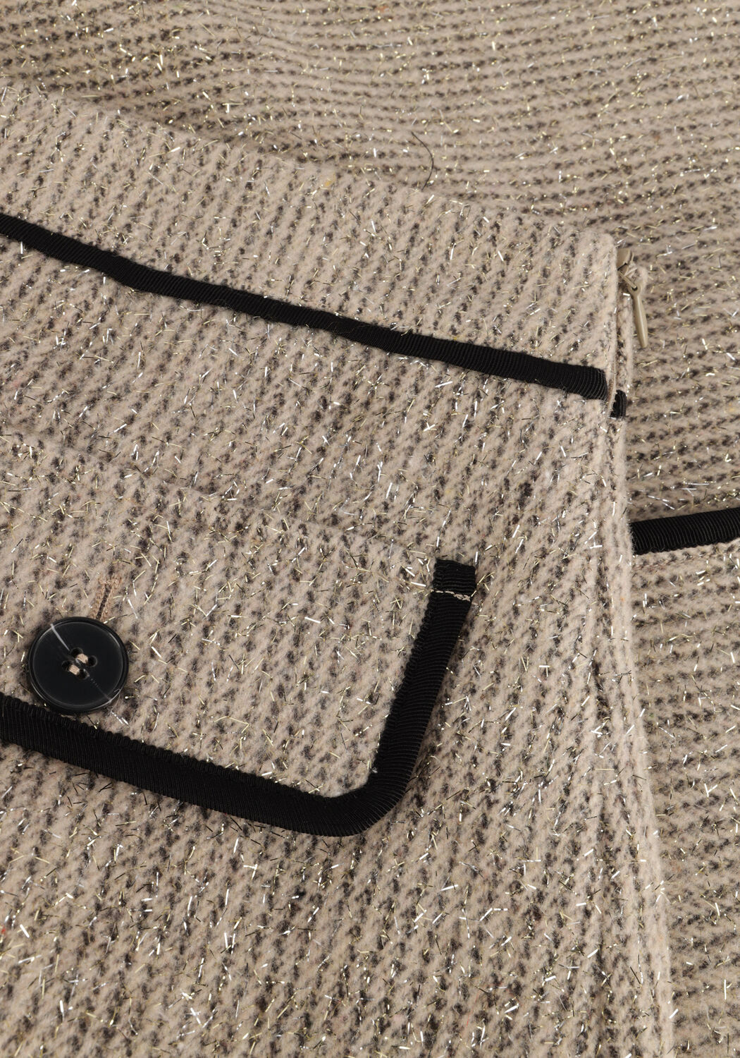 Beige BRUUNS BAZAAR Minirock BERGENIA MABELLA SKIRT - large