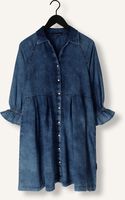 Blaue SUMMUM Midikleid DRESS COTTON INDIGO SATEEN 1 Blaue SUMMUM Midikleid DRESS COTTON INDIGO SATEEN 1 - medium