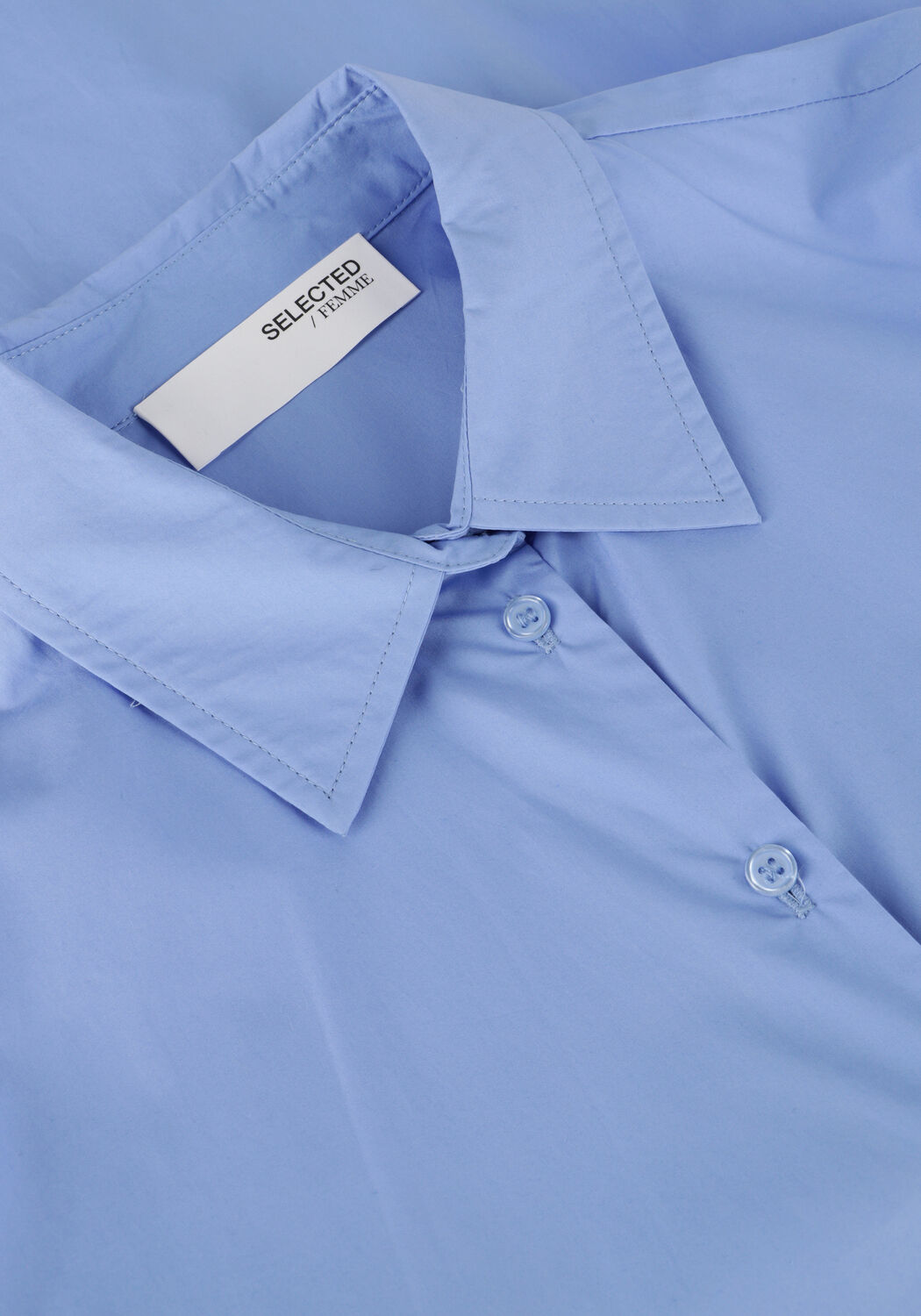 Hellblau SELECTED WOMEN Midikleid SLFAVIANA LS MIDI WRAP DRESS - large