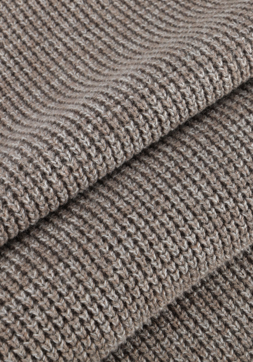 Taupe GENTILUOMO Pullover ROUND LS RAGLAN - large