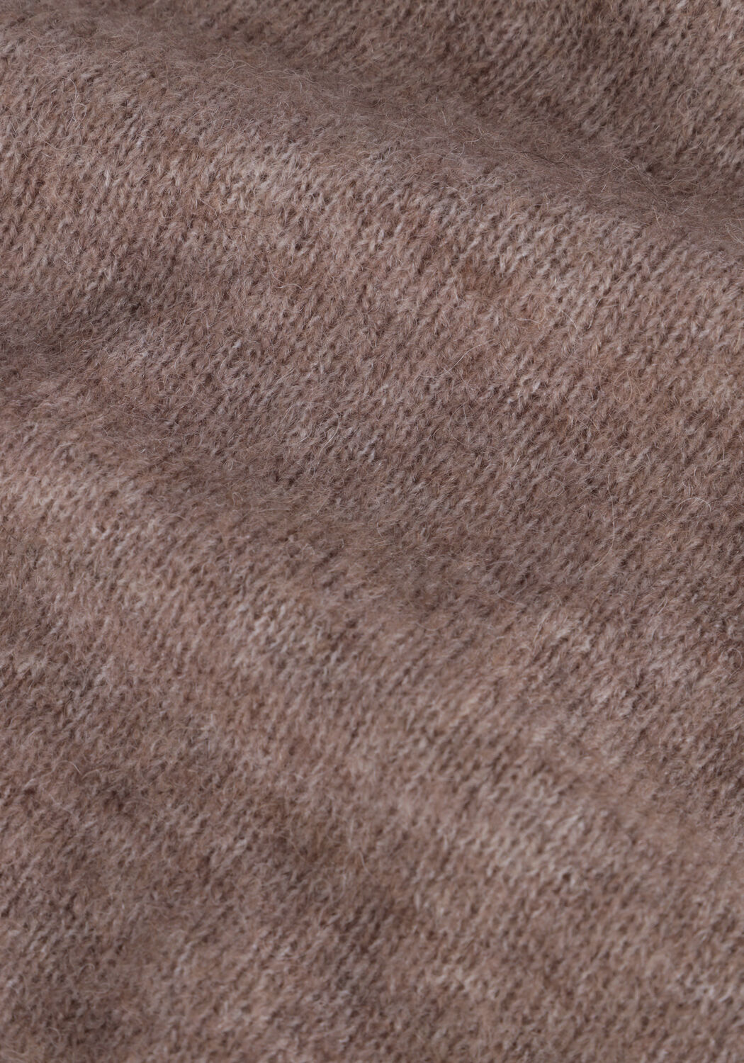 Braune OBJECT Rollkragenpullover ELLIE L/S KNIT TUNIC - large