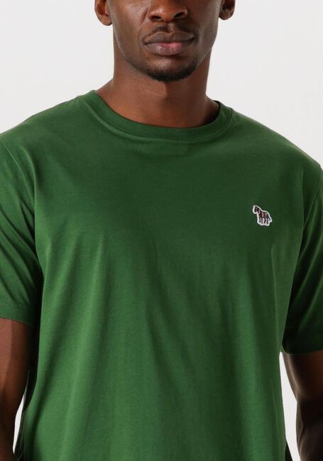 Grüne PS PAUL SMITH T-shirt MENS REG FIT T-SHIRT ZEBRA - large