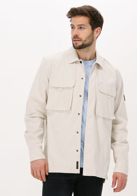Nicht-gerade weiss CALVIN KLEIN Overshirt GMD UTILITY OVERSHIRT - large