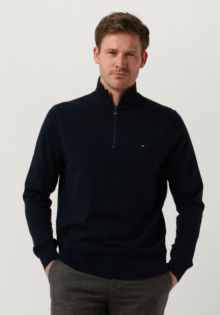 dunkelblau tommy hilfiger pullover 1985 zip mock