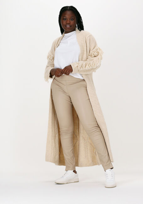 Beige SILVIAN HEACH Strickjacke LONG CARDIGAN CLEVELAND - large