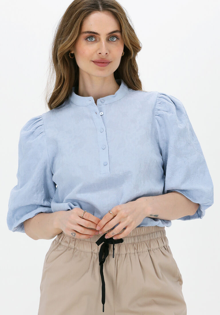 blaue msch copenhagen bluse diala 2/4 top