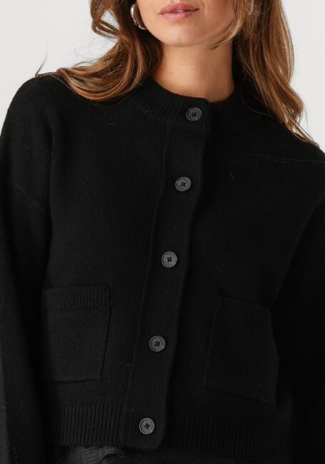 Schwarze MSCH COPENHAGEN Strickjacke MSCHCARIA CARDIGAN - large
