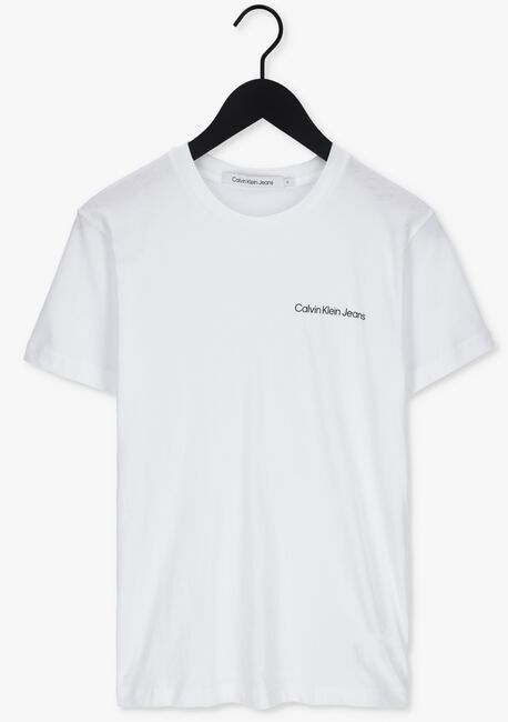 Weiße CALVIN KLEIN T-shirt CHEST INSTITUTIONAL - large