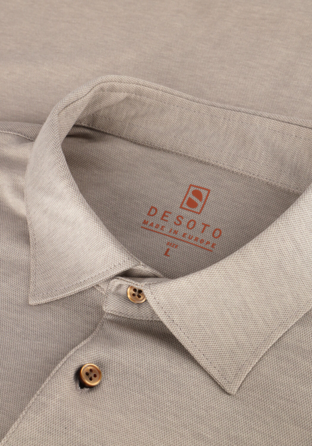 Sand DESOTO Polo-Shirt CASUAL POLO KENT 1/1 - large