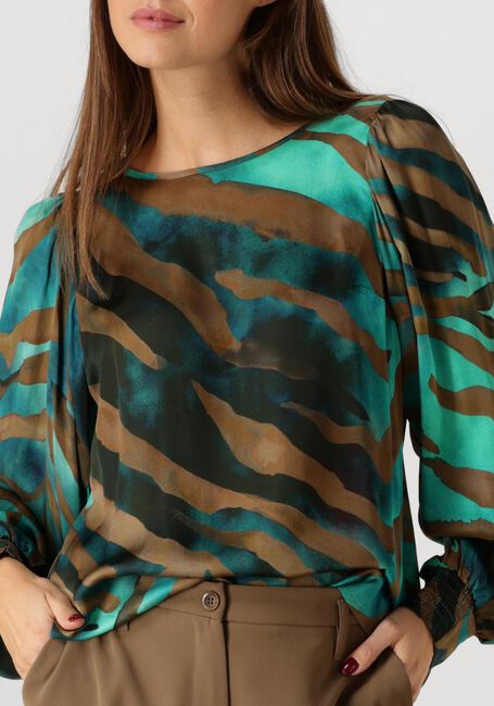 Blaue SUMMUM Top TOP PAINTED TIGER - large
