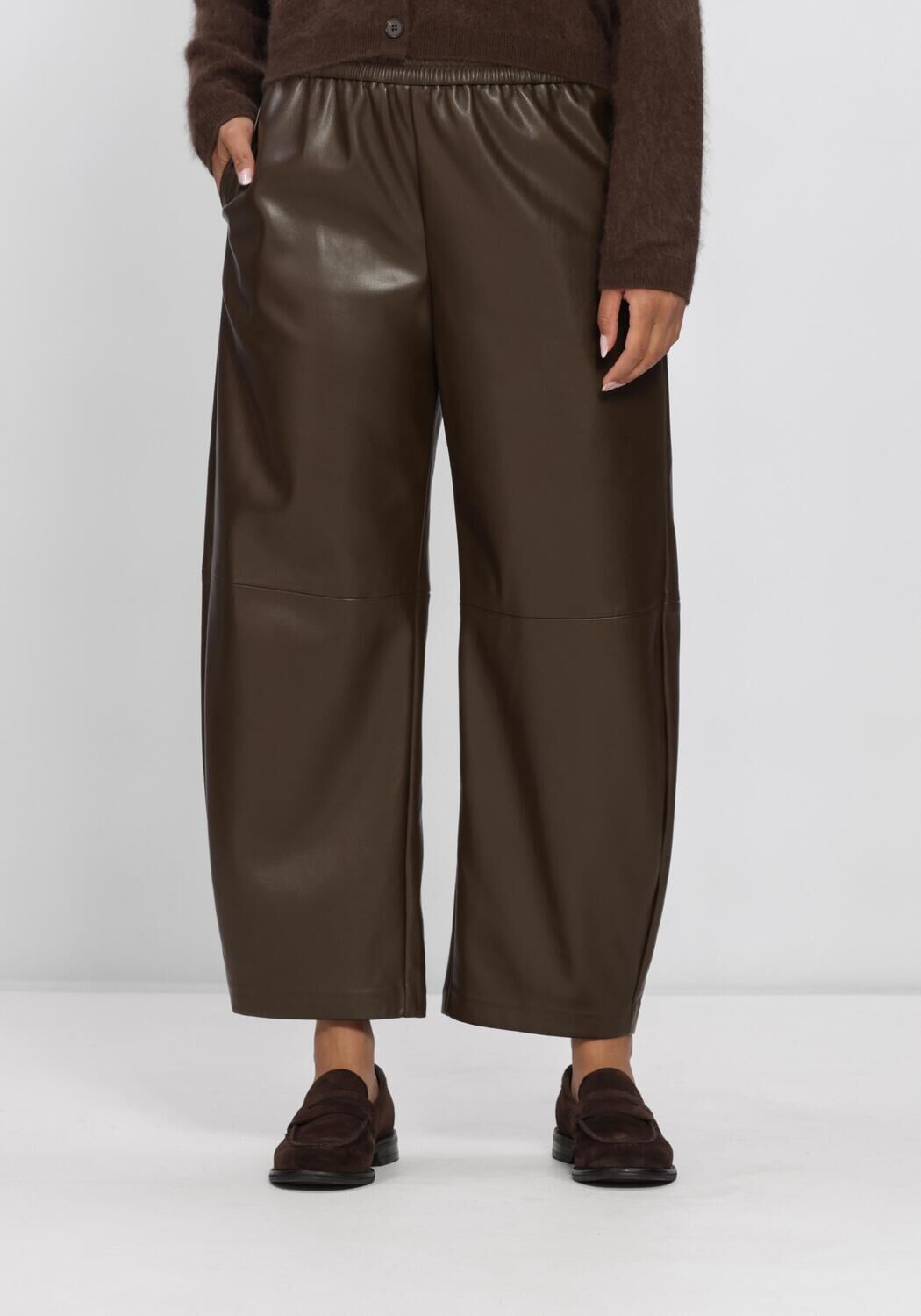 Braune SUNCOO Weite Hose JUST - large
