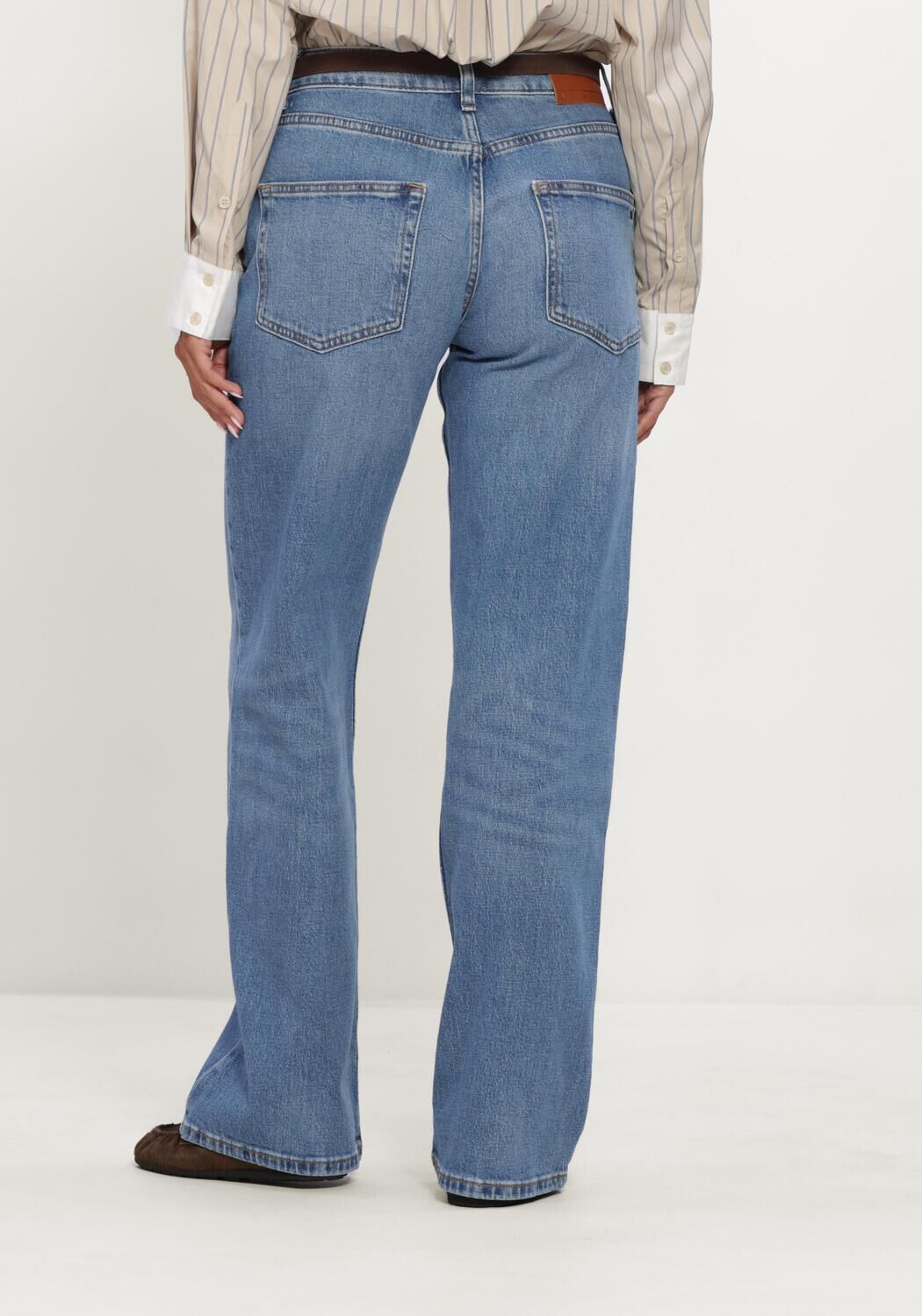 Hellblau TOMMY JEANS Straight leg jeans MIA MID RELAXED STRAIGHT BJ0133 - large