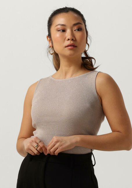 Sand NEO NOIR Top TALIA GLITTER KNIT TOP - large