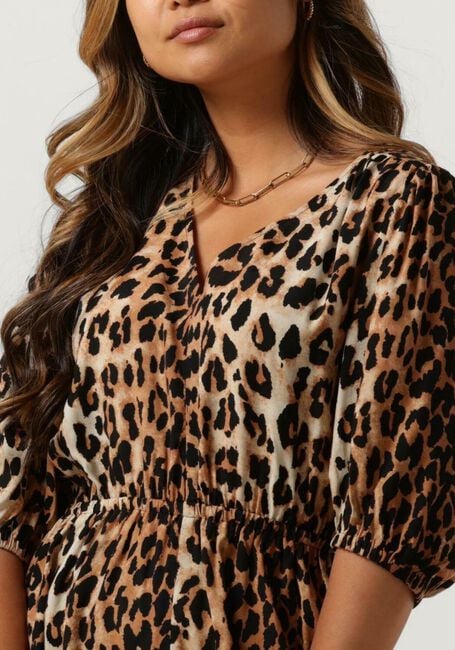 Braune CATWALK JUNKIE Minikleid DR LEOPARD - large