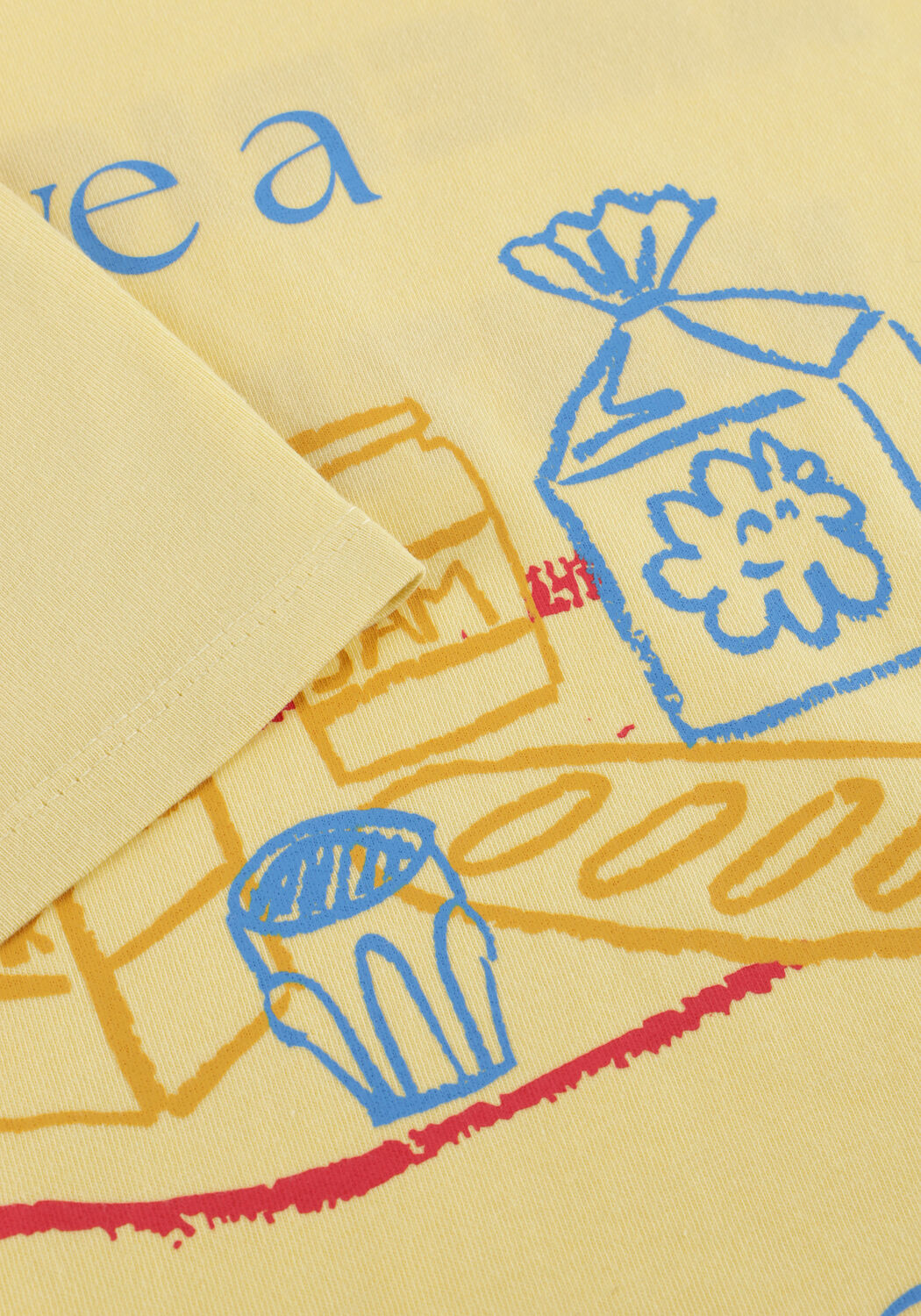 Gelbe AMERICAN VINTAGE T-shirt FIZVALLEY - large