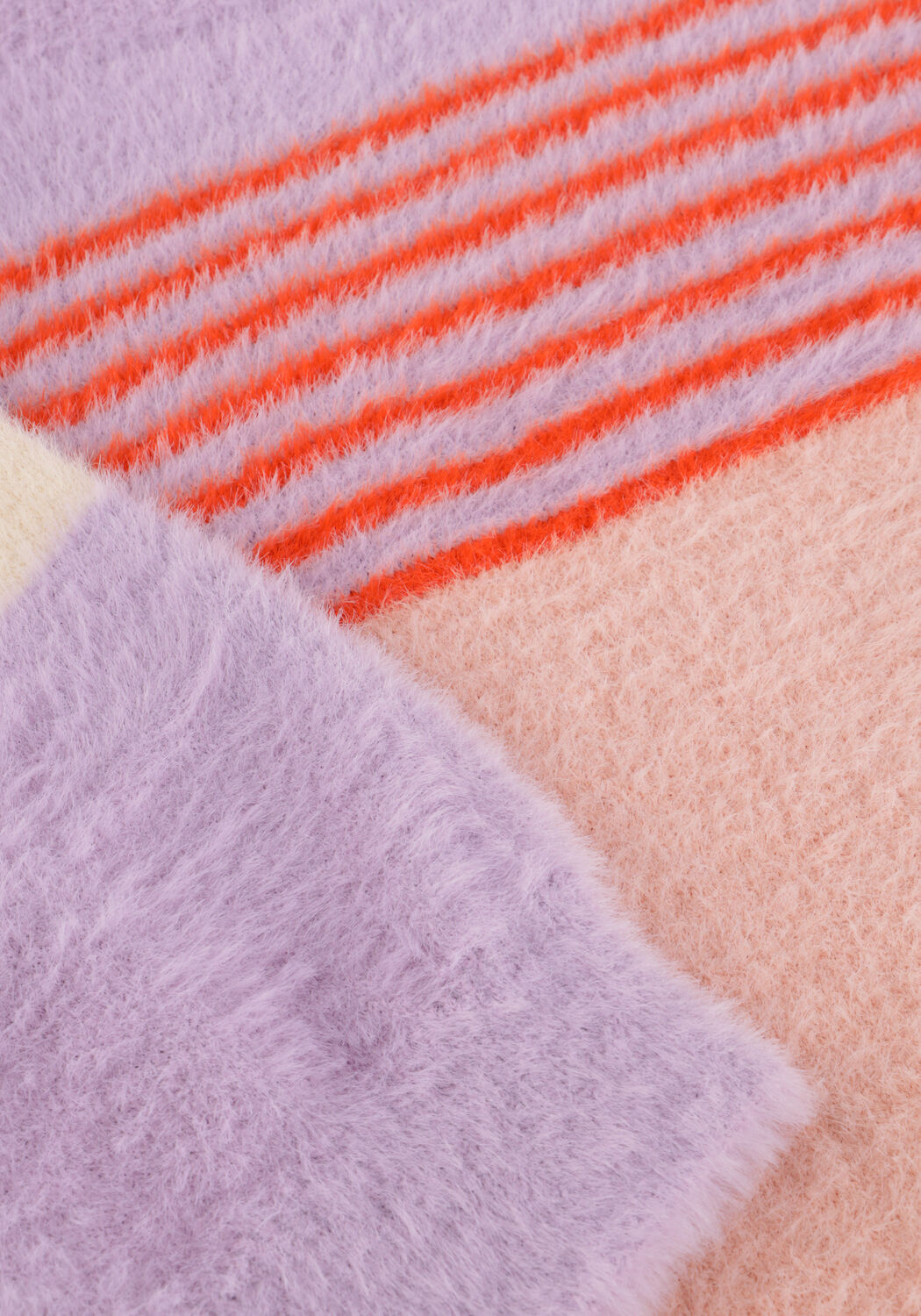 Mehrfarbige/Bunte NONO Pullover KENDRA FLUFFY SWEATER - large