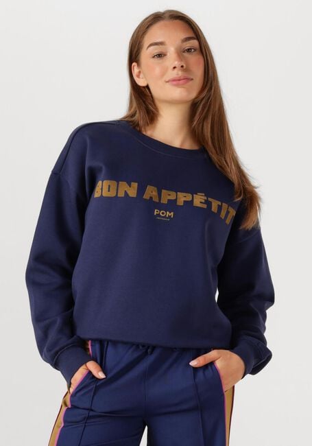 Dunkelblau POM AMSTERDAM Sweatshirt SWEATER - BON APPETIT - large