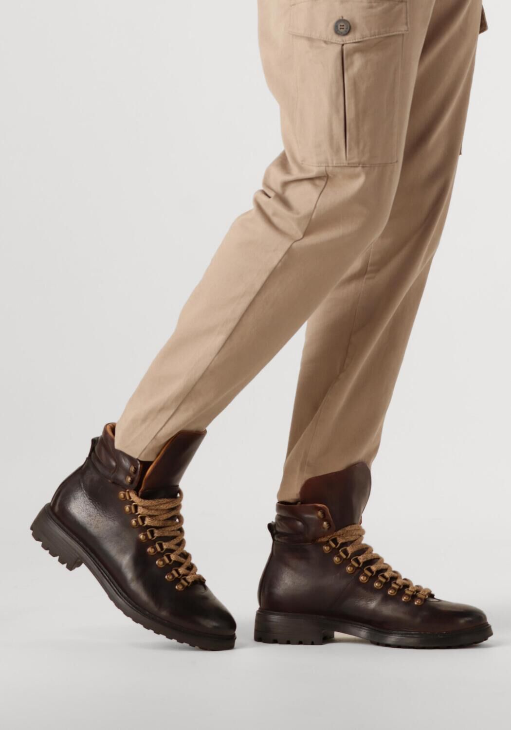 Braune STEFANO LAURAN Schn&uuml;rboots 1562 - large